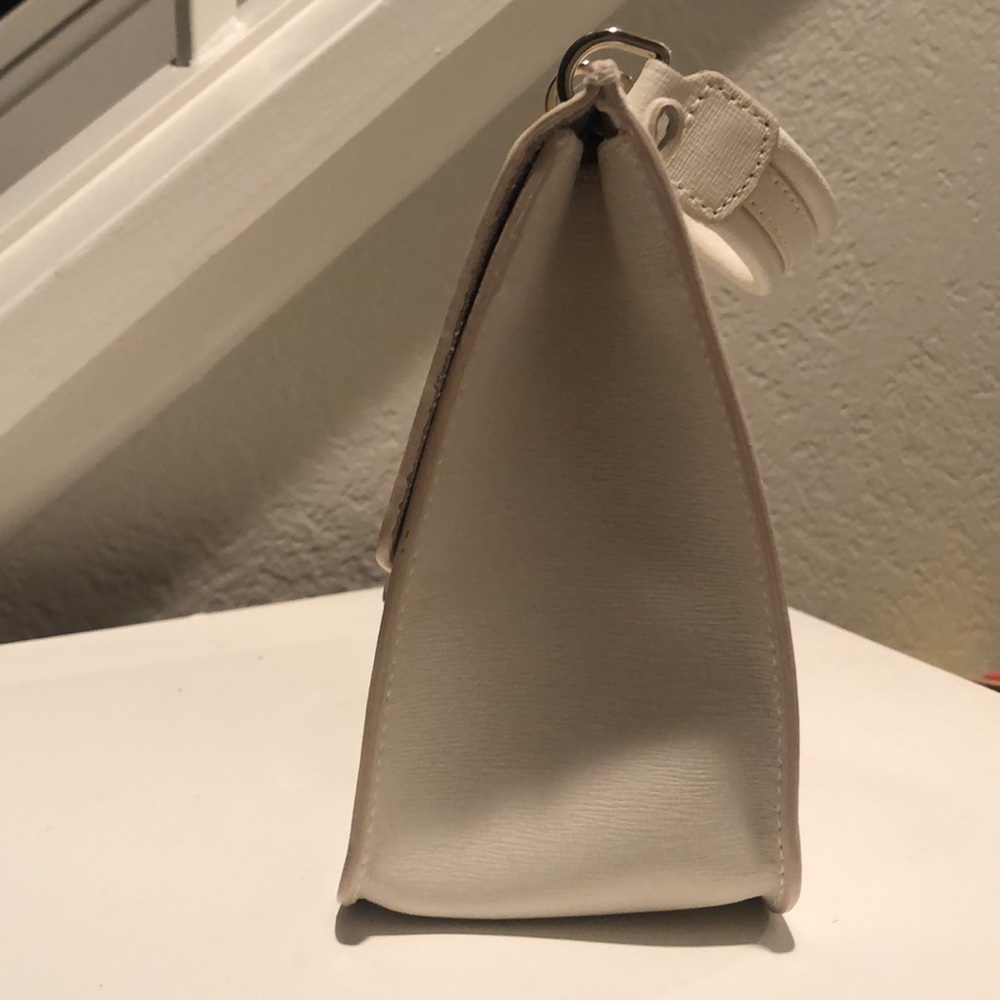 White Furla Handbag with Bag Strap - Picture 6 of 16